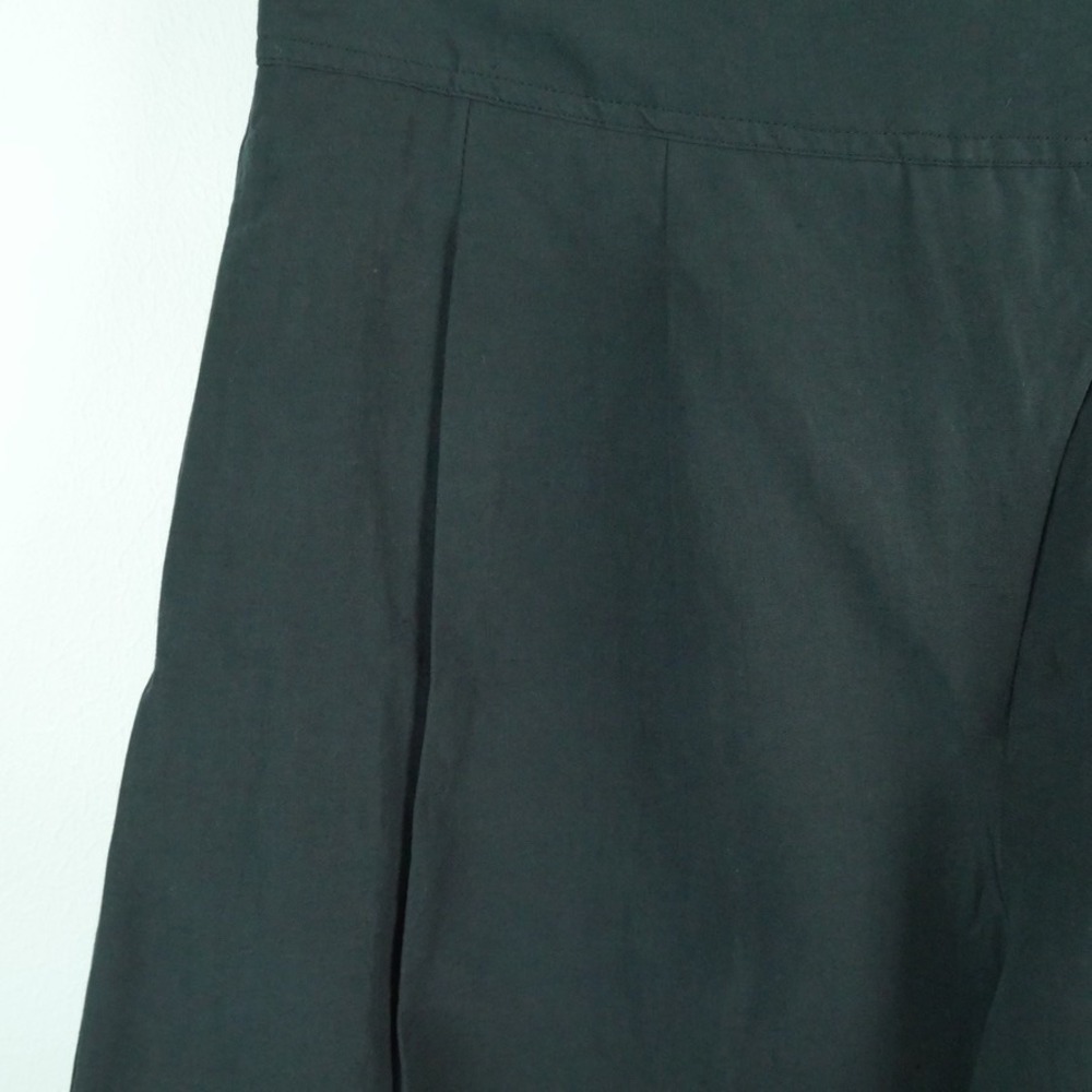 INSIS FEMME Asymmetric Cotton Linen Pants Black Wide Leg Large NEW Avant Garde - Picture 3 of 11